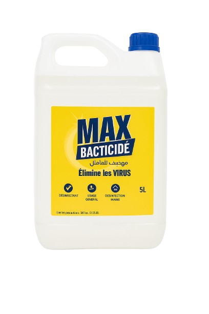 MAX Bacticide Désinfectant Remplaçant Javel 5 Litres