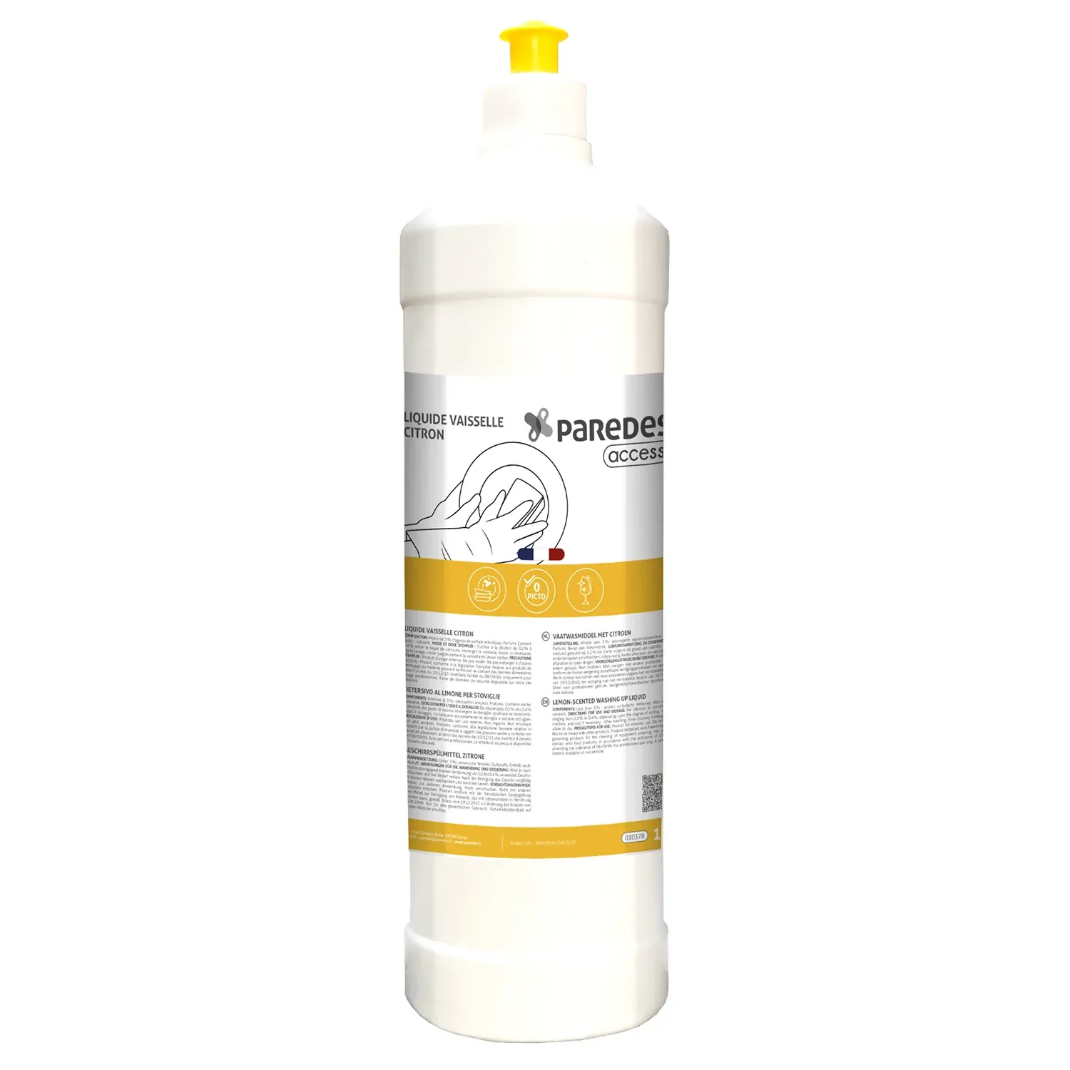 Paredes Liquide vaisselle citron 1L
